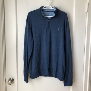 Ralph Lauren men’s blue pullover half zip